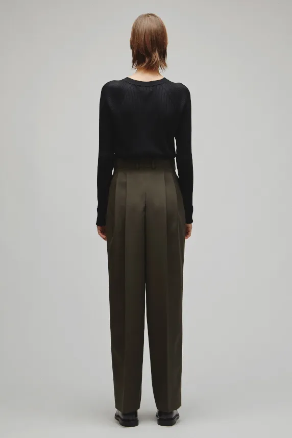 RERACS 2 TUCK WIDE SLACKS