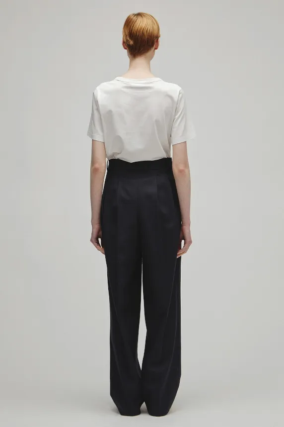 RERACS 2 TUCK WIDE SLACKS