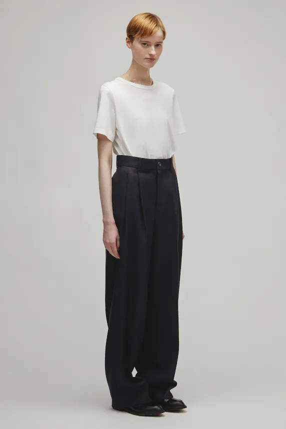 RERACS 2 TUCK WIDE SLACKS