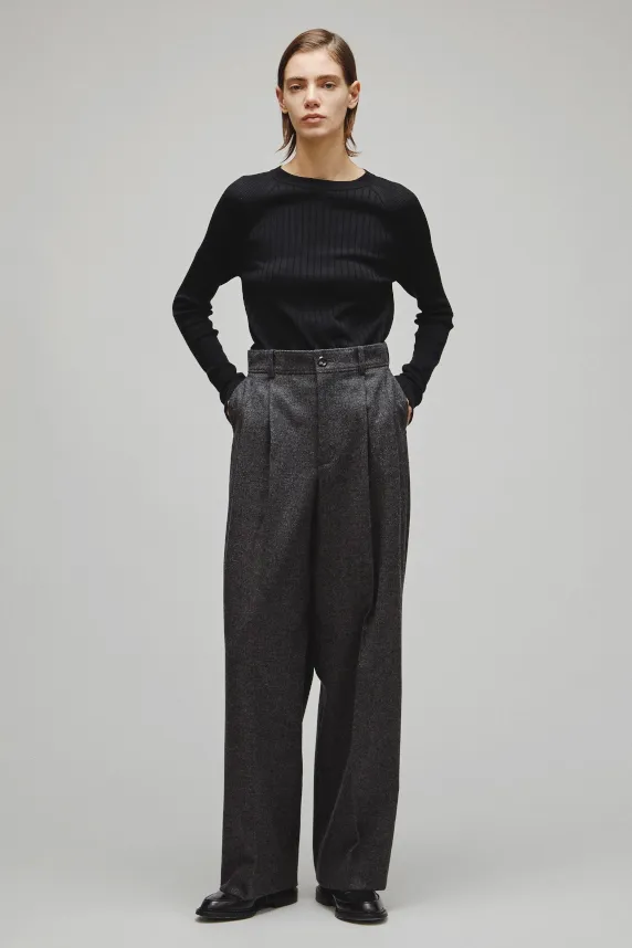 RERACS 2 TUCK WIDE SLACKS