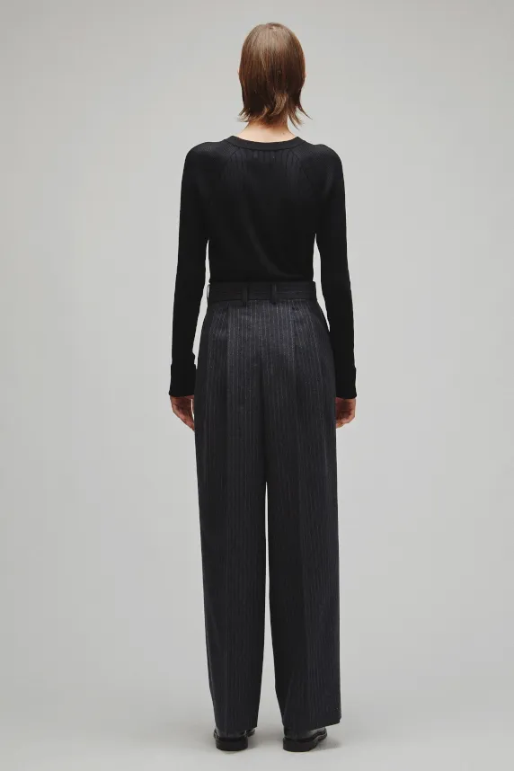 RERACS 2 TUCK WIDE SLACKS