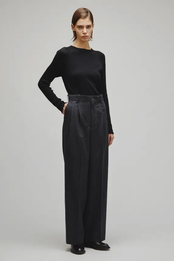 RERACS 2 TUCK WIDE SLACKS
