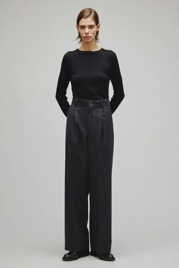 RERACS 2 TUCK WIDE SLACKS