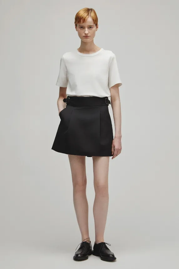 RERACS RAYERED SKIRT SHORTS