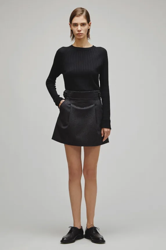 RERACS RAYERED SKIRT SHORTS
