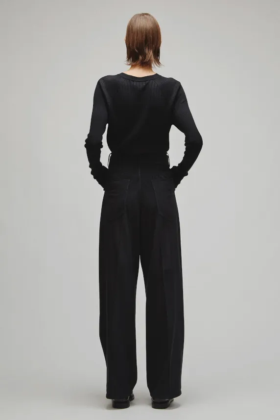 THE BELTED WIDE 5POCKET PANTS