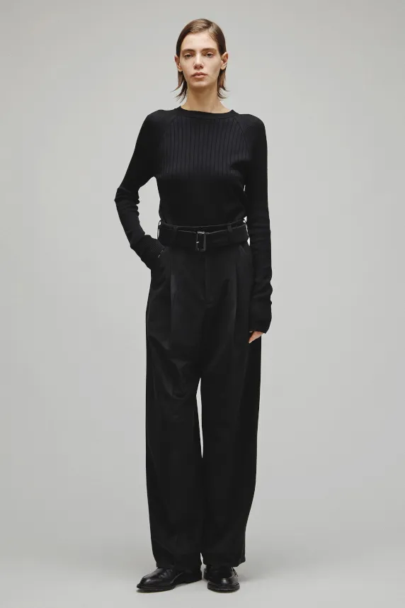 THE BELTED WIDE 5POCKET PANTS