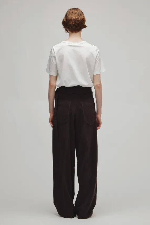 THE BELTED WIDE 5POCKET PANTS