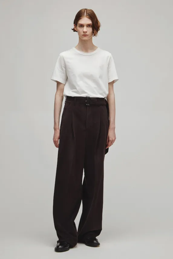 THE BELTED WIDE 5POCKET PANTS