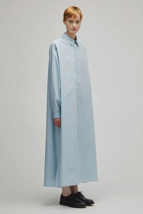 RERACS REGULAR COLLAR A-LINE DRESS