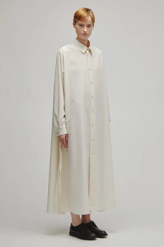 RERACS REGULAR COLLAR A-LINE DRESS