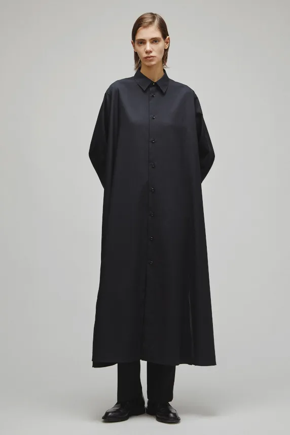 RERACS REGULAR COLLAR A-LINE DRESS