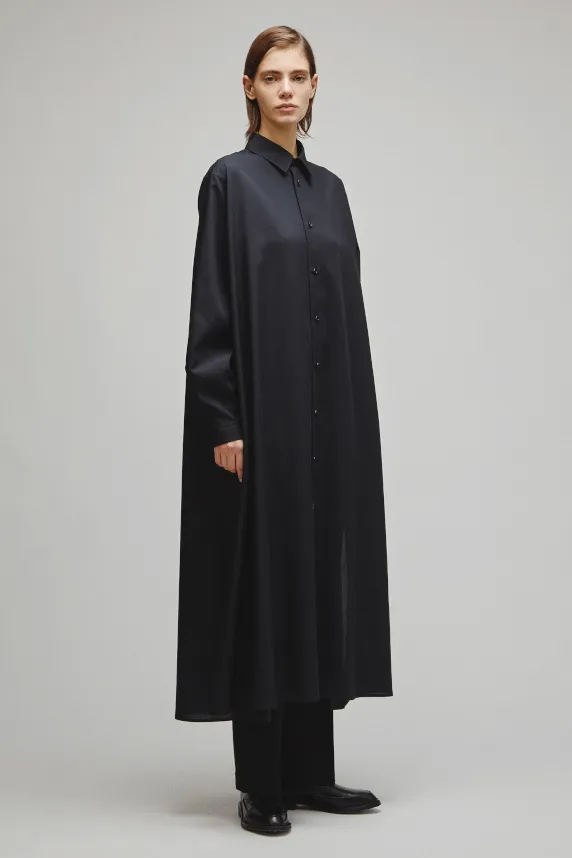 RERACS REGULAR COLLAR A-LINE DRESS