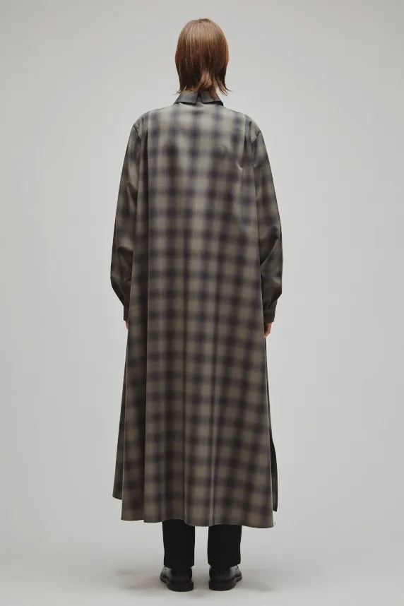 RERACS REGULAR COLLAR A-LINE DRESS