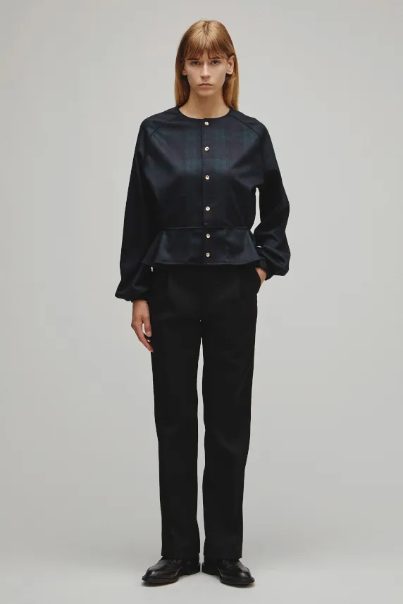 RERACS PEPLUM CARDIGAN