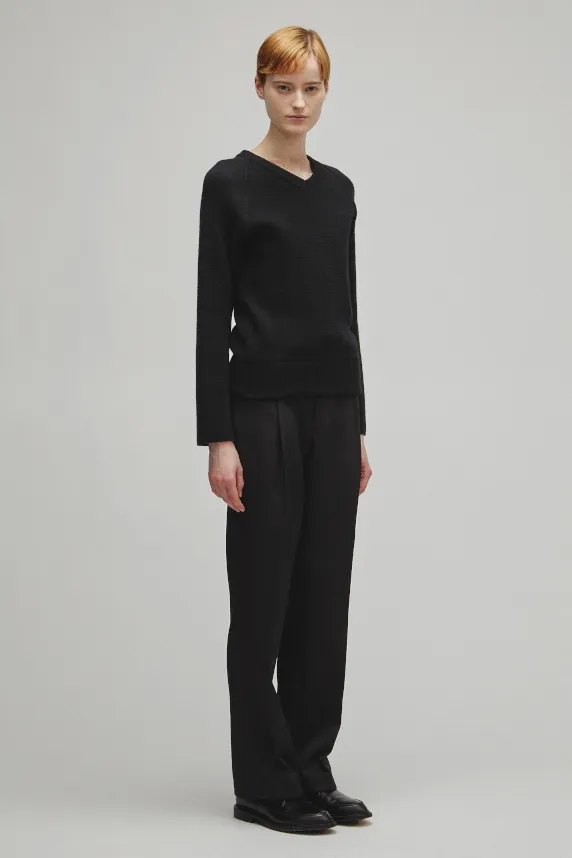 RERACS RAGLAN V NECK PULLOVER KNIT WOMENS