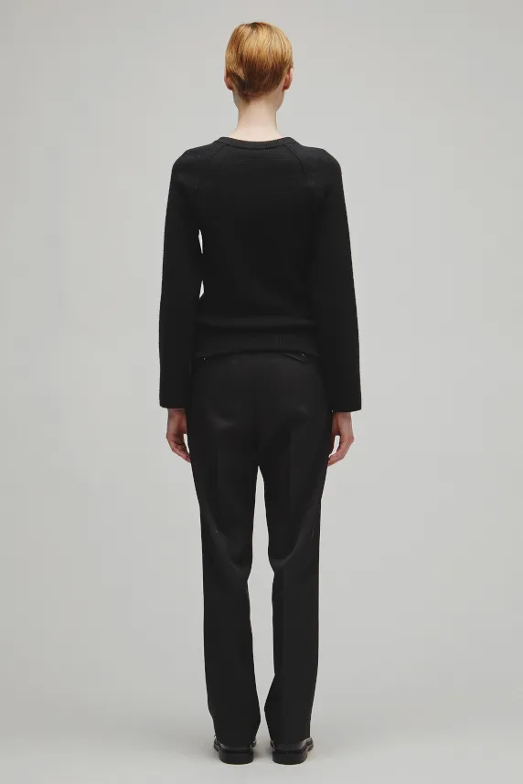 RERACS RAGLAN V NECK PULLOVER KNIT WOMENS