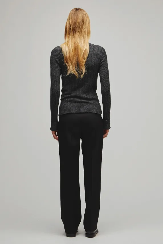 RERACS RAGLAN TURTLE NECK PULLOVER KNIT