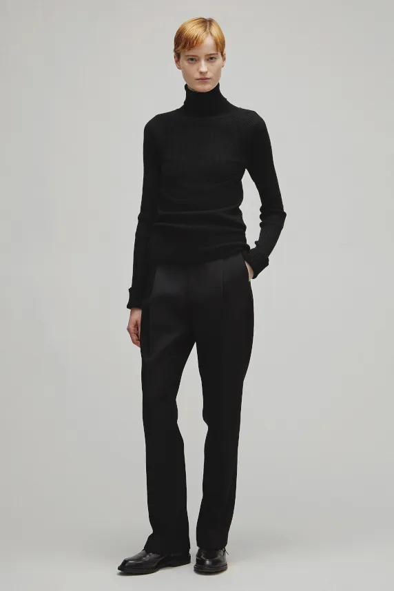 RERACS RAGLAN TURTLE NECK PULLOVER KNIT WOMENS