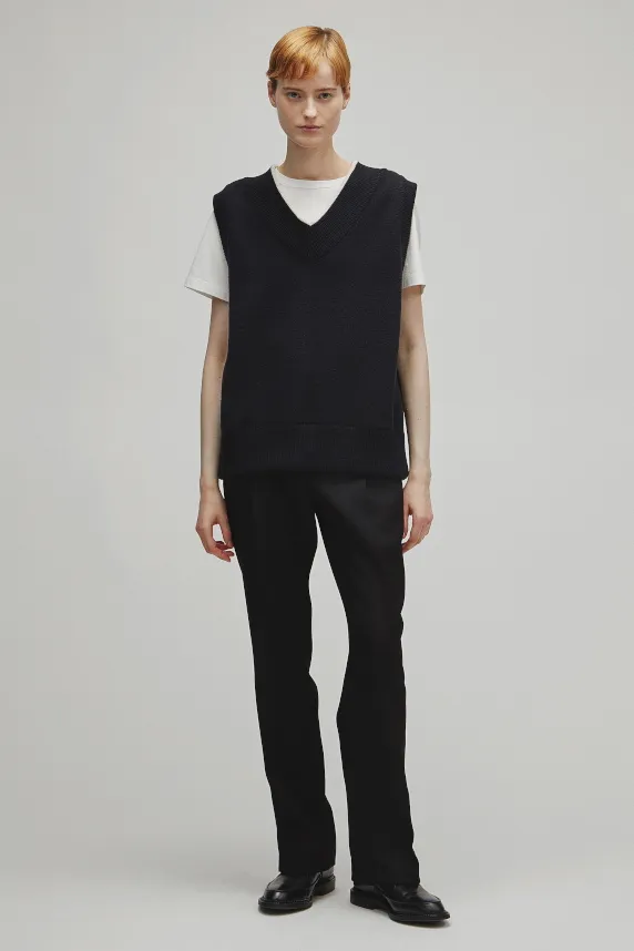 RERACS V NECK PULLOVER KNIT VEST