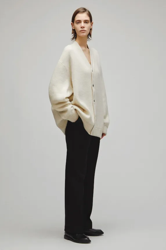 RERACS SNAP BUTTON KNIT CARDIGAN