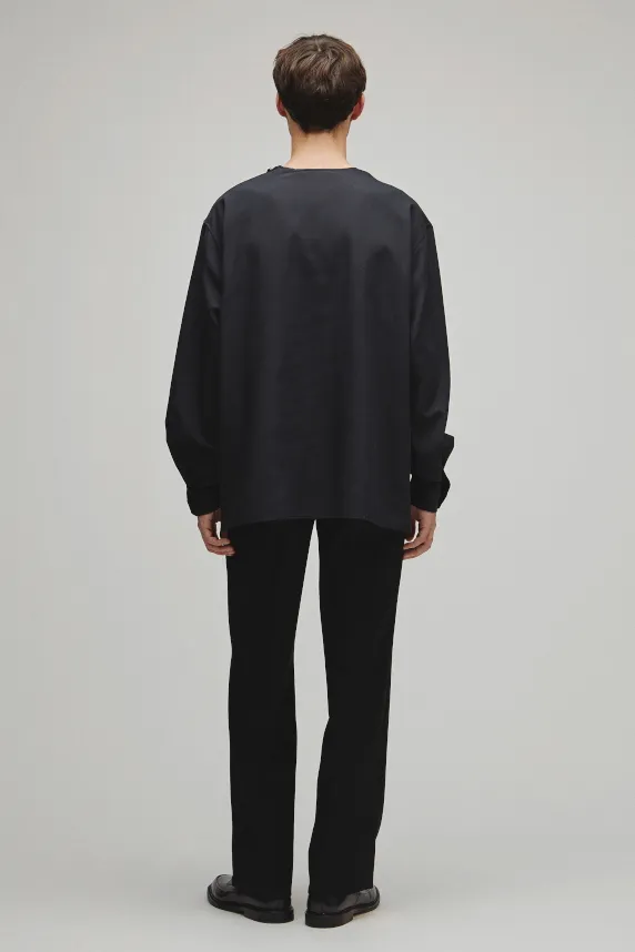 THE SIDE ZIP PULLOVER SHIRT