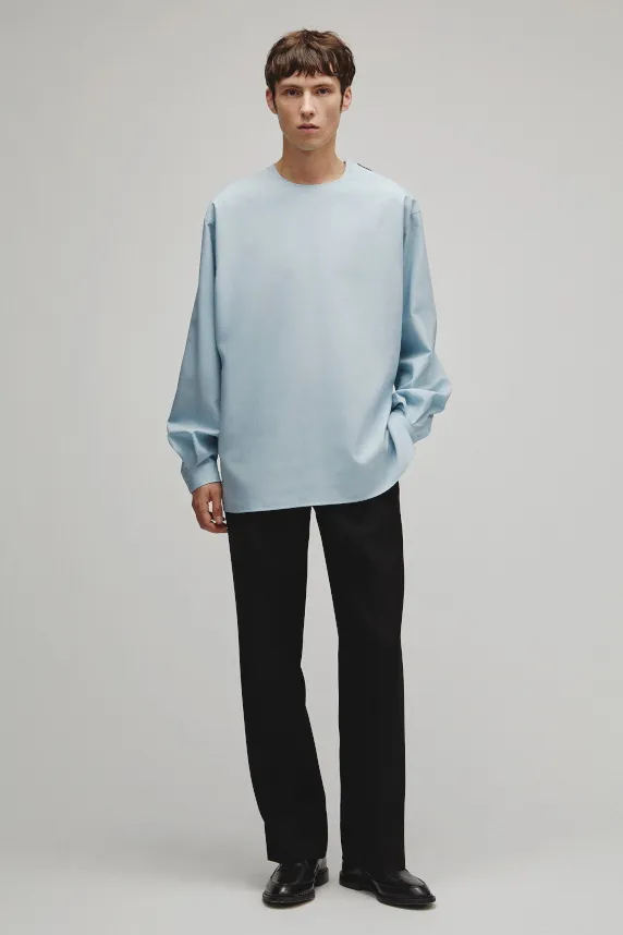 THE SIDE ZIP PULLOVER SHIRT