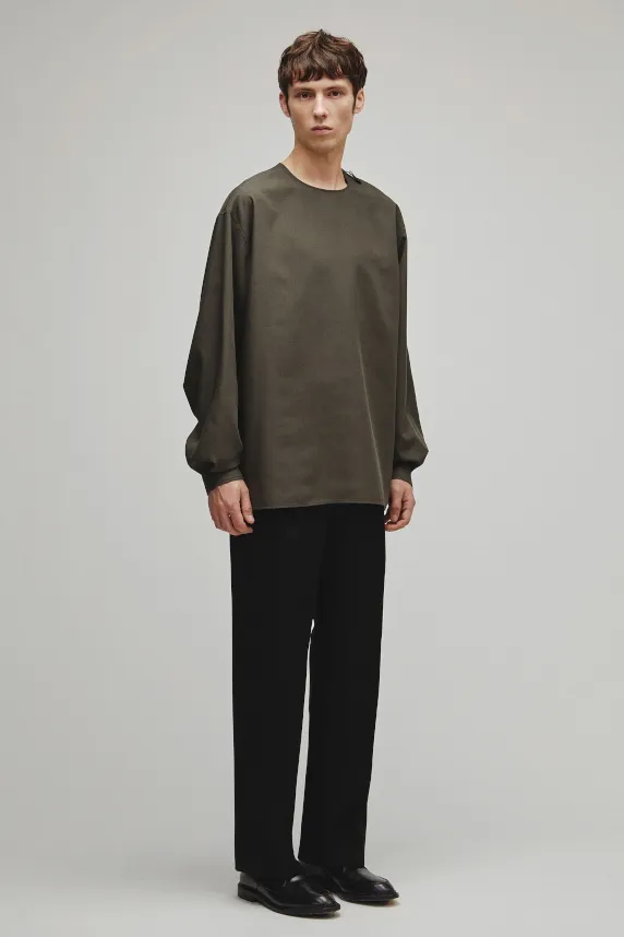THE SIDE ZIP PULLOVER SHIRT