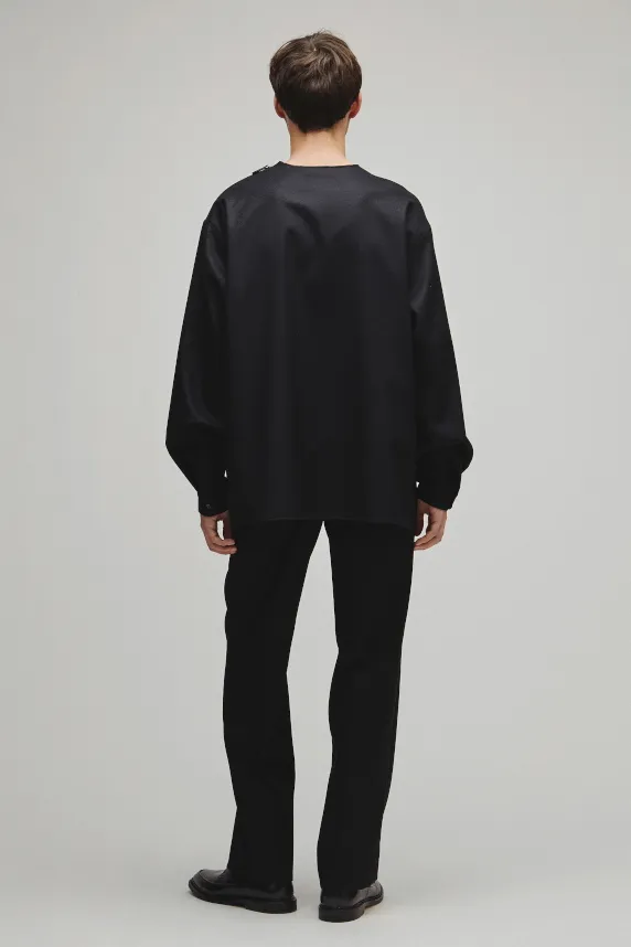 THE SIDE ZIP PULLOVER SHIRT