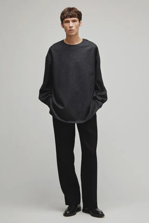 THE SIDE ZIP PULLOVER SHIRT