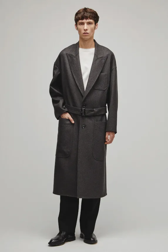 RERACS PEAKED LAPEL SHIRT COAT