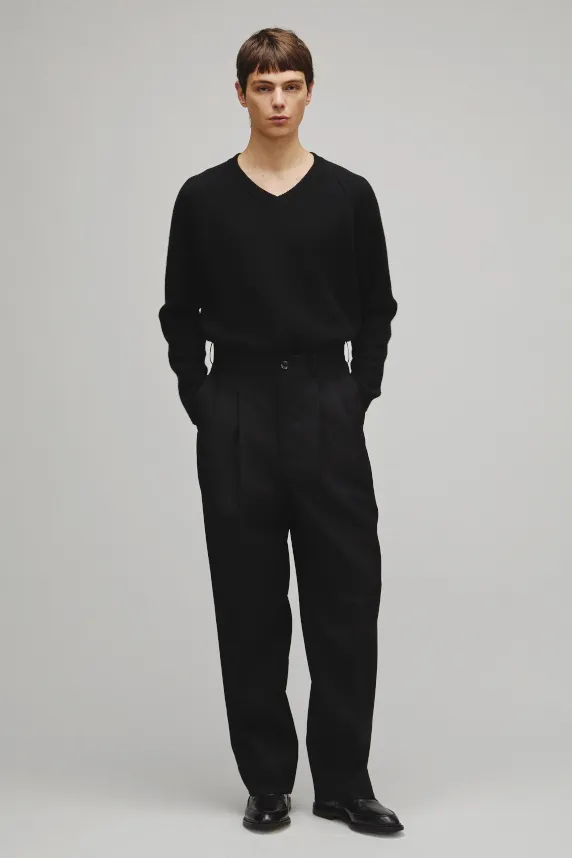 RERACS 2 TUCK WIDE SLACKS