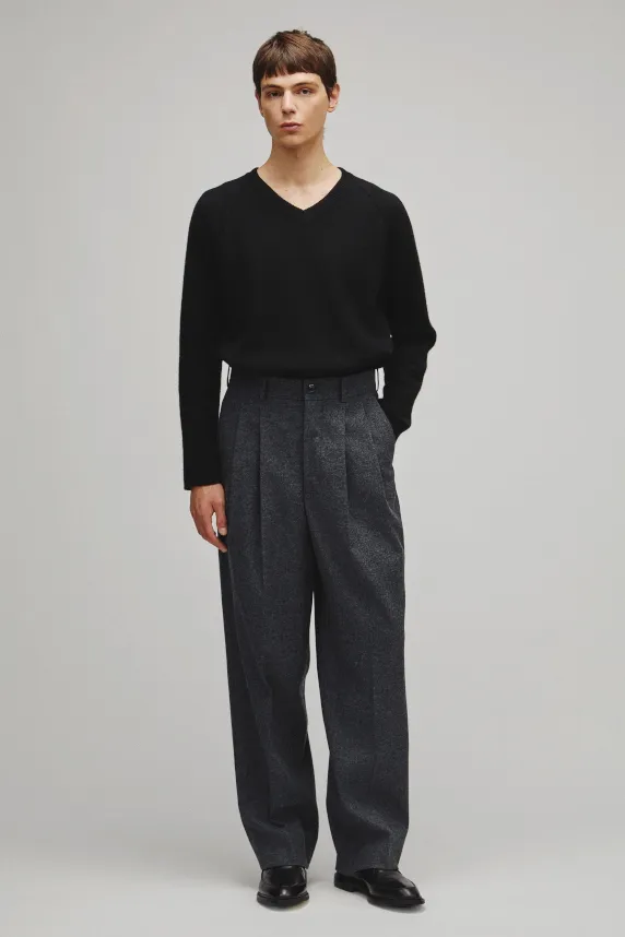 RERACS 2 TUCK WIDE SLACKS