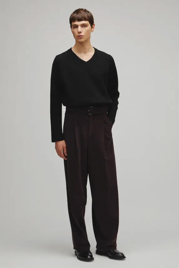 THE BELTED WIDE 5POCKET PANTS