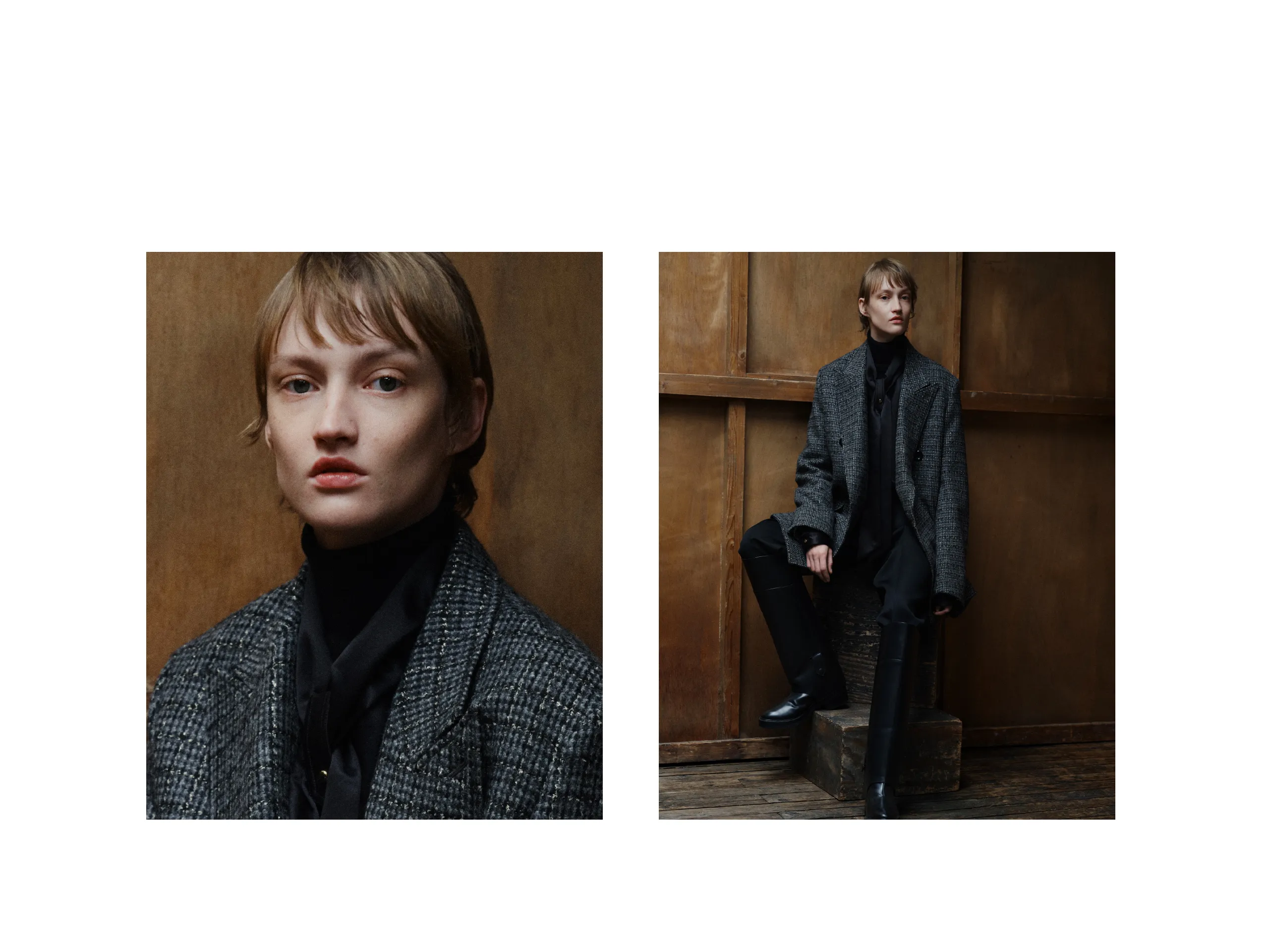 THE RERACS ウール コート　▪️極美品 THE RERACS ザリラクス ウールモッズコート ブラック 38 極美品