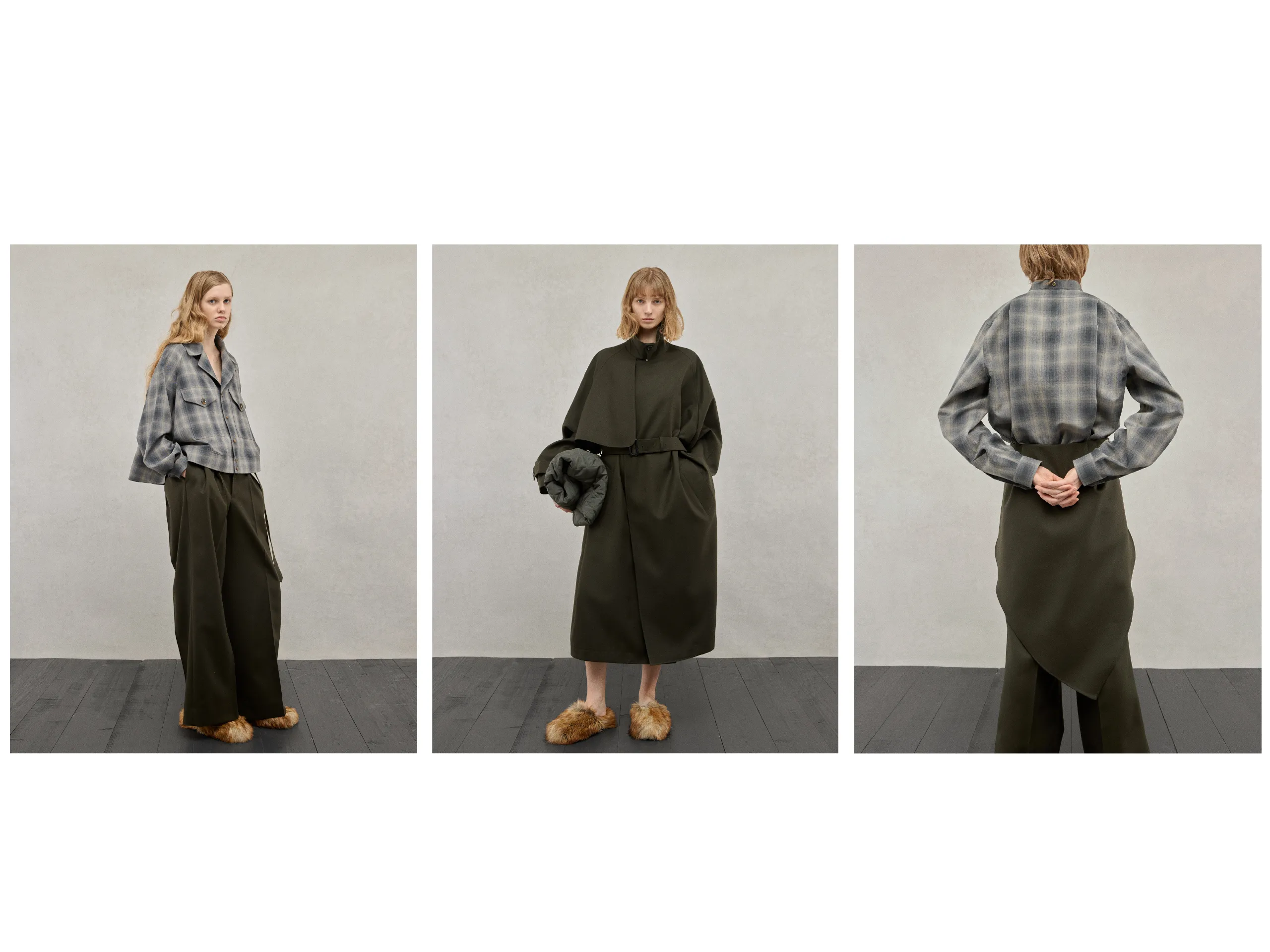 ▼限定カラー✨ザリラクス The RERACS【0】メルトンPコート 蝶ネクタイ THE RERACS(ザ リラクス)/THE TRENCH PONCHO(DARK NAVY)
