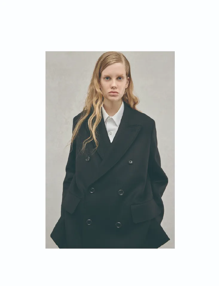 リラクス　チェスターコート THE RERACS│ザ・リラクス / RERACS LOOSE CHESTER COAT(BLACK)